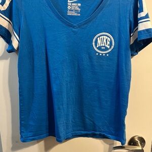 Nike Royal Blue V-Neck Tee